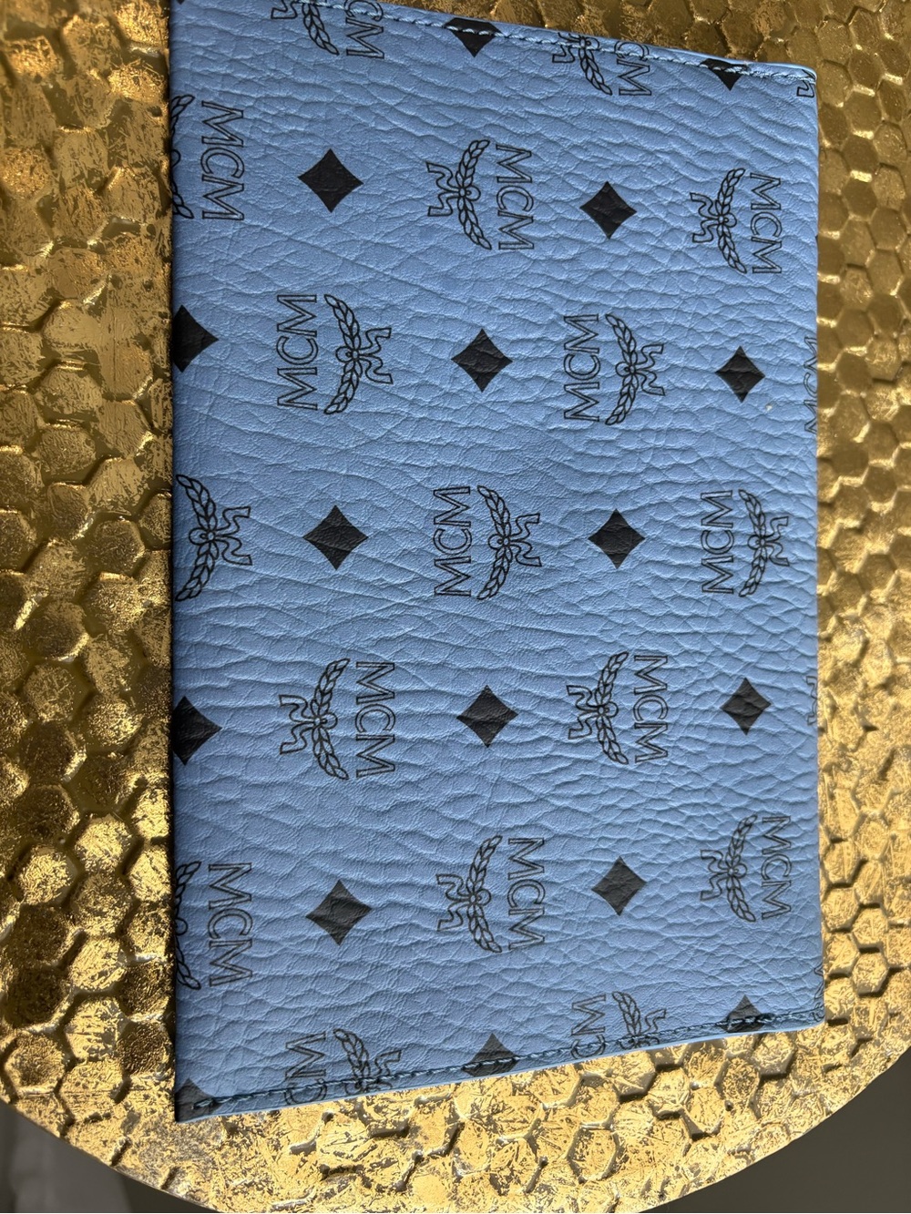 MCM Blue Logo Envelope Clutch/Wallet/Pouch GWP - Picture 3 of 4